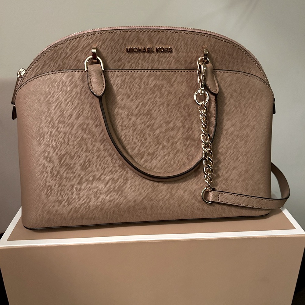 Light Tan Michael Kors Satchel - Great condition